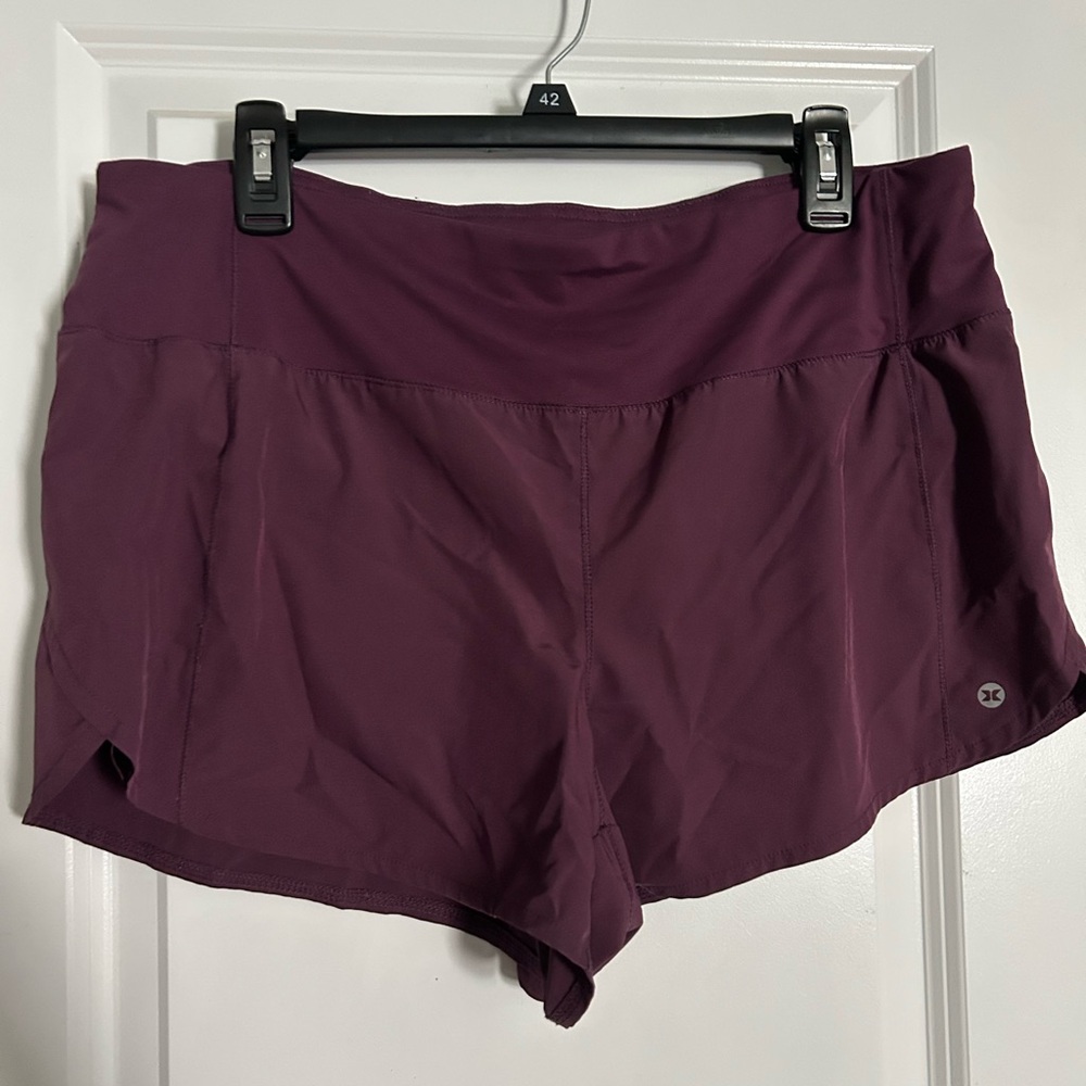 Built in underwear athletic shorts
